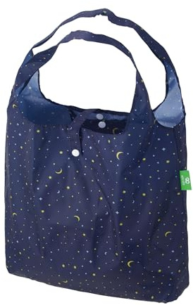 ECO CHIC Lightweight Foldable Reusable Shopping Bag Water Resistant Tote Bag