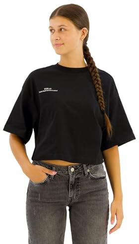 replay cropped T-shirt för kvinnor, 098 svart, XL
