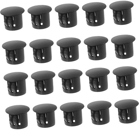 Gadpiparty 20stücke Lochstopfen Für Möbel Abdeckkappen Für Schrauben Dekorative Kunststoffkappen Für Türen Und Fenster Installieren Vielseitig Einsetzbar