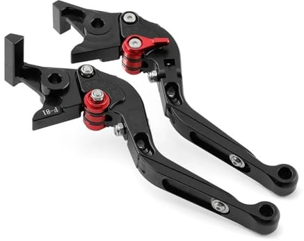 Hinten Vorne Bremshebel Für HONDA XADV 350 Für FORZA 350 300 250 125 NSS 750 Motorrad Zubehör Klapp Erweiterbar Griffe(Schwarz)