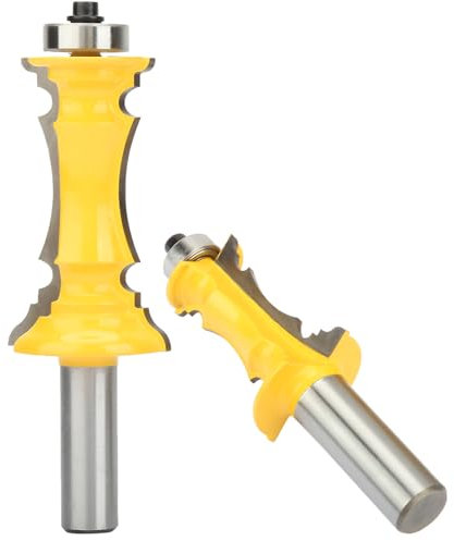 Generic 2Pcs 2Pcs Crown Molding Router Bit 1/2 Inch Shank Woodworking Milling Cutter Crown Molding Router Bit Set Routing Cutter Set Treatment Grooving