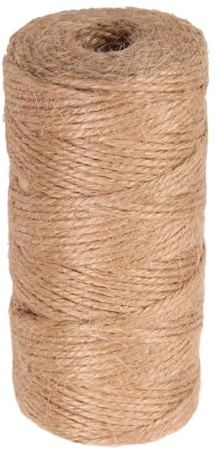 YMWALK Ficelle de coton multicolore de 2 mm de 100 m | Cordon artisanal écologique pour décoration de bricolage et emballage cadeau | Arts, artisanat, cuisine (naturel)