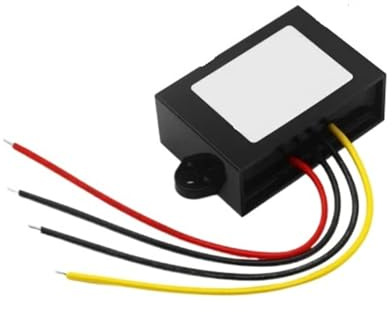 Convertidor de CC a CC de 12 V a 24 V, 1 A, 3 A, 5 A, 10 A, 12 A, 15 A, 20 A, 12 voltios, 24 voltios, fuente de alimentación para coche (plástico ABS de 1 A)