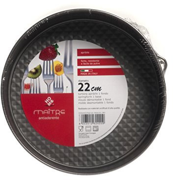 Home Maitre - Molde con Revestimiento Antiadherente, 22 cm, Aluminio, Color Antracita, 22 x 22 x 6 cm