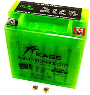 GEL Batterie KAGE Green YB5L-B 12N5-3B 5,5AH für Hercules Kymco Malaguti MZ/MUZ Royal Enfield Sachs Simson