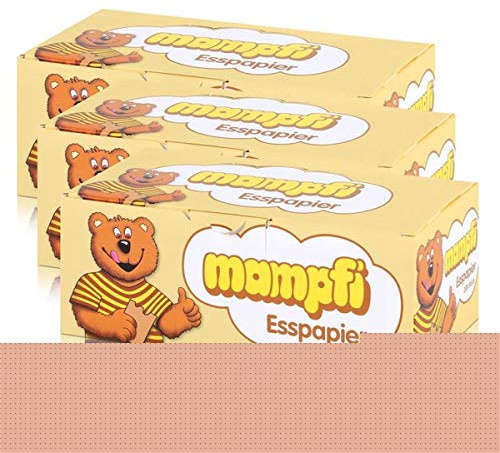 Mampfi Esspapier Oblaten 200 Stück - unverwechselbarer Geschmack (3er Pack)