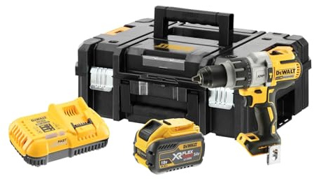 DEWALT DCD996X1-GB Cordless XR 3 Speed Brushless Combi Drill, 18 V, Yellow/Black