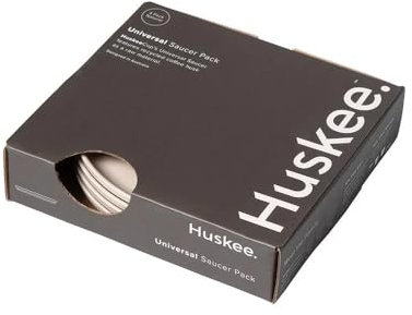 4 x Huskee Cup Universal Saucers (Natural)