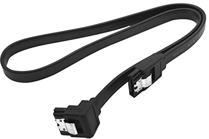 Yunmiao Câble SSD - Câble SSD à Angle Droit à 90 degrés | Câbles pour connecter Les Cartes disques durs ATA internes et lecteurs