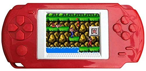 Ozgkee Console di Gioco Portatile retrò Incorporata 268 Giochi Classici Sistema di Videogioco in Stile Arcade con Schermo LCD da 2,0 Pollici per Bambini Regali per Adulti (Rosso)