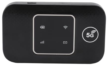 Punto de Acceso WiFi Portátil, Módem WiFi 4G LTE, Enrutador de Punto de Acceso WiFi con Ranura para Tarjeta SIM, Enrutador Inalámbrico WiFi TDD FDD, hasta 10 Usuarios, Módem WiFi