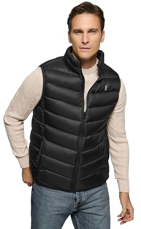 Polo Club Chaleco Ultralight para Hombre con cierre de Cremallera - Acolchado