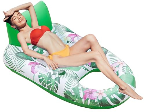 Chaies Pool Luftmatratze Hängematte | PVC Aufblasbare Wasserliege - Mehrzweck Luftmatratze Für Gartenfeste Freizeitparks