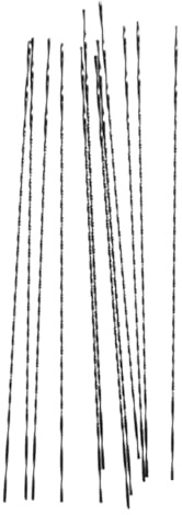 Lot de 12 lames de scie à chantourner de rechange en acier au carbone pour travaux manuels, sciage, diamètre 1,05 mm
