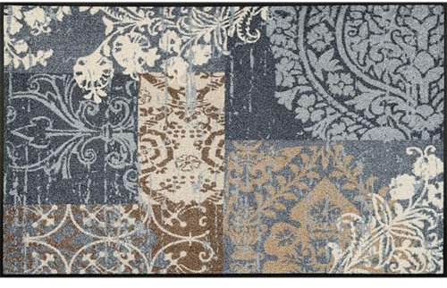 wash+dry Armonia Grey Fußmatte, Polyamid, Mehrfarbig, 75x120cm