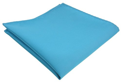 TigerTie Designer Einstecktuch in einfarbig Uni Rips gemustert - Stecktuchgröße 30 x 30 cm