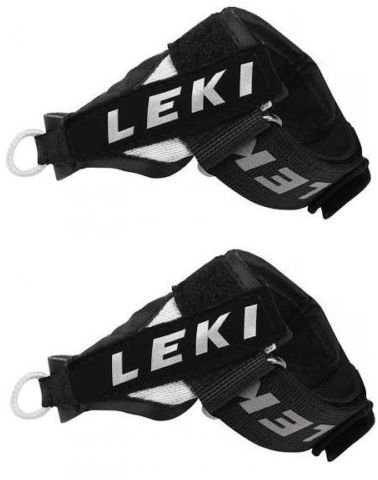 LEKI Boucles Trigger 3 Shark Argent pour bâtons de marche nordique (M, L, XL)
