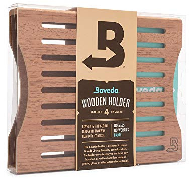 Boveda för cigarrer hållare för trähumidor | För användning med fyra (4) storlek 60 (säljs separat Inkl magnetisk och Velcro® kardborrebands-fastsättning | 1 st