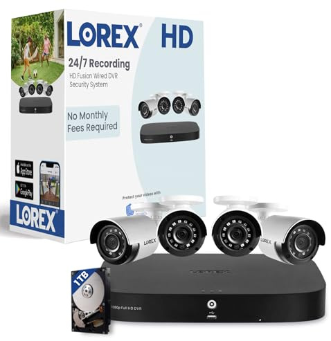 LOREX D24281B-2NA4-E HD DVR Security System