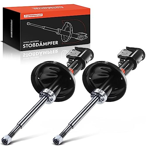 Frankberg 2x Amortisseur à gaz Avant Gauche Droite 514mm Pression de gaz Compatible avec Clio II BB CB Clio II Camionnette/Hayon SB0/1/2 Remplacer# 314739
