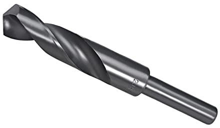 CoCud Reduzierter Schaft Bohrer 20mm Schneid Schneide 1/2 Schaft Nitrid Beschichtet Schnellarbeitsstahl 6542 Spiralbohrer - (Anwendung: für Edelstahl Stahl Metall Holz)