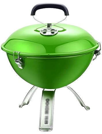 esmen Barbecue au Charbon de Bois Barbecue à Charbon Portable, Four Rond en Acier Inoxydable Double, système de Ventilation pour Pique-Nique dans la Cour extérieure Gril au Propane sur Pied