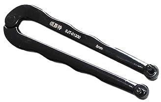 yuwqqoajv Pinza per chiave inglese regolabile in acciaio per dadi tondi, 5 mm