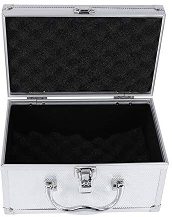 JIVIMOCO Caja de Herramientas de Aluminio Portátil Equipo de Seguridad Maleta Caja de Instrumentos 230x150x125mm