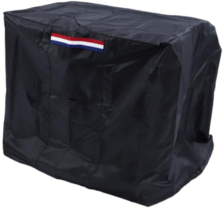 Grande Couverture de Foyer Rectangulaire – Revêtement argenté 420D, Imperméable, Résistant aux UV, Couverture de Table de Feu D'Extérieur pour Table de Feu à Gaz de Patio Extérieur