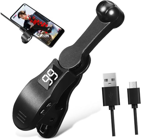 Schwarz Automatischer mit Bildschirmklicker Abs USB Anschluss Telefon | Autoklicker für Handy, Einstellbare Geschwindigkeit, Live Streaming und Gaming