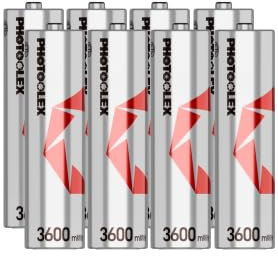 Rechargeable AA Batteries (Pack of 8), Lithium Battery 3600mWh High Capacity Rechargeables Batteries 1600+ Cycles Long Lasting Rechargeable Double A Battery for Blink Xbox
