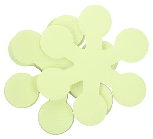 WESIEVYA 20piezas Pegatinas Antideslizantes para Escalones Cintas Fluorescentes Reflectantes y Autoadhesivas