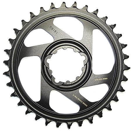 Sram X-Sync 36T Kettenblatt, für Eagle-Kette, direkte Anbringung, Aluminium, Kettenblatt, 12-Fach, Schwarz, 3 mm