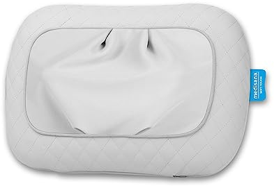 medisana MCG 800 Gel cuscino massaggiante, Dispositivo di massaggio con funzione di riscaldamento, Ideale per collo, Spalle, Schiena e gambe, Funzione di luce rossa, 4 teste di massaggio rotanti