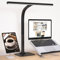 EppieBasic Schreibtischlampe LED Dimmbar, 12W Architekten Arbeitslampe, Augenschutz Schreibtischleuchte,Overhead Büro Tischlampe Schreibtischbeleuchtung Monitor Lampe,6 Farbmodi,Auto-Dimmen
