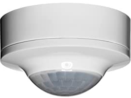 Grässlin 18.06.0026.1 talis 360 A PIR-Melder Deckenmontage innen 360° 230 V | Aufputz-/Aufbaumontage Decke innen, PIR-Sensor, 1 Kanal, 360° Erfassung, 3 s–18 min, LED 200 W, Glüh-/Halogen 1000 W, IP40