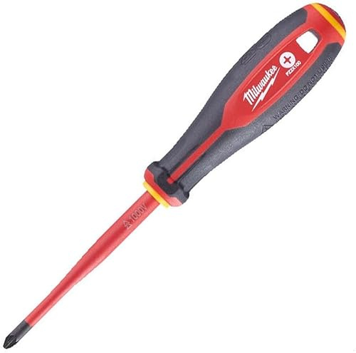 Tournevis VDE trilobe Pozidriv empreinte affinée MILWAUKEE 4932478726 de PZ2 x 100 m/m