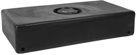 RV 8 Gallon Vattentank, 30L 26 X 13,4 X 5,5 Tum Färskvatten eller Gråvatten LLDPE Förvaringstank, Läckagesäker Slagtålighet Svart för Husbilar Släpvagnar Husbilar Båtar Bekväm