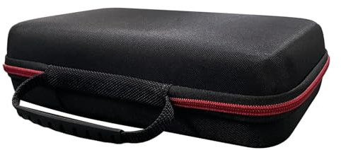 Wireless Microphone Case for 2 - Hard EVA Carry Bag with Mesh Pocket and Double Zipper - Storage Organizer for Travel and Holiday