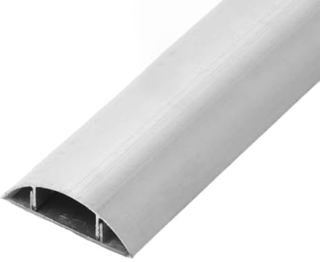 Eleeonora Cable Trunking,Wire Covers For Cables,Aluminium Cable Duct,Cable Trunking Self Adhesive,Half Round Cable Cover,Conduit Trunking Cuttable,Protect Cables,For Office,Home,Workshop