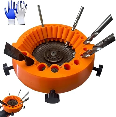 Afilador de brocas para amoladora, afilador de taladro portátil versátil para todos los taladros, broca angular de 2 a 13 mm para amoladora de 125 mm, herramienta de pulido de taladro eléctrico
