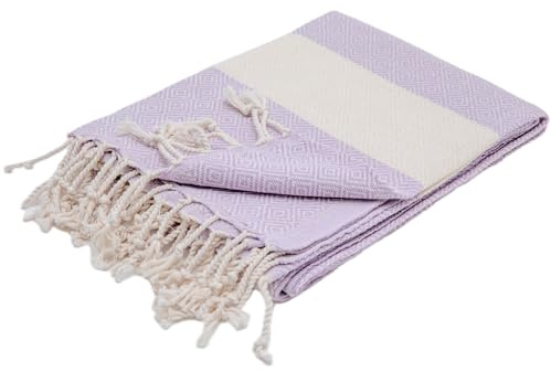 Eternique Art Premium strandhandduk XXL och hamam-handduk 100 x 200 cm | Förtvättad 100% turkisk bomull, Sandfri, Absorberande, Snabbtorkande, Bastuhandduk