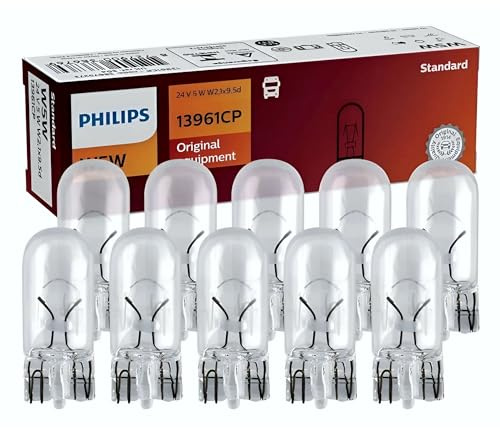 Philips W5W Premium 5 Watt 24 Volt 12961 LKW Bus Licht Autolampe Glassockel