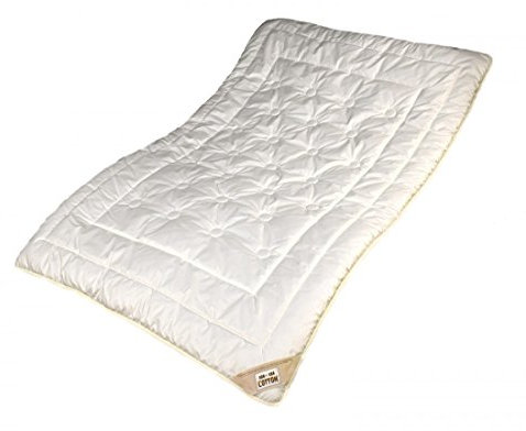 Garanta Duo-Warm Steppbett Bettdecke Cotton für Kinder Größe 100 x 135 cm - 100% Baumwolle aus biologischem Anbau