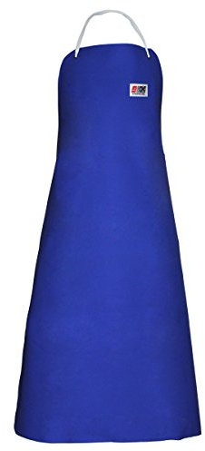 Fishexco Heavy Duty Waterproof 500gsm PVC Apron, 120cm/47 inches long, Blue, Unisex-Adults