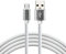 everActive CBS-1.5MW - Ratón para Mayor visión (Cable Micro USB, Cable de Silicona, Carga rápida hasta 2,4 A, 150 cm), Color Blanco