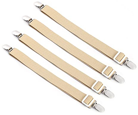 Tendeur Drap Housse 4pcs Réglable ELASTILATILATE DE COUPE DE COVIER PORTE PORTE PLATE DE LIGHT FEUILLE DE LIGHTS STRATS POIGNES DE CORPS DE CORDON DE CORDON DE CORP Clips de Housse de Couette ( Size :