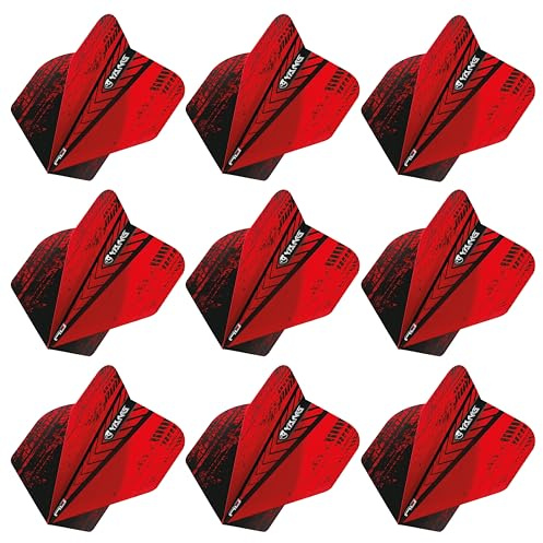 RED DRAGON Yin Yang Beidseitig Dartflug 3 Set pro Packung (insgesamt 9 Dart-Flights)
