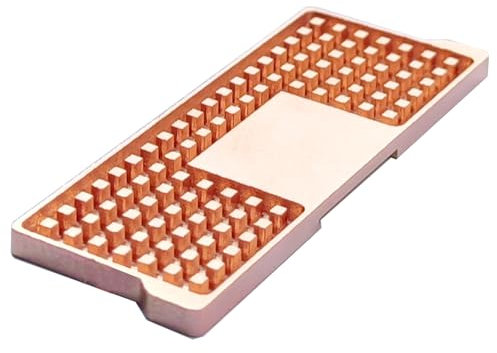 Dissipateur thermique en cuivre fin de 2 mm pour mémoire RAM DDR5 de l'ordinateur portable de jeu, avec bande adhésive conductrice thermique, Radiateur de refroidissement dissipateurs de chaleur