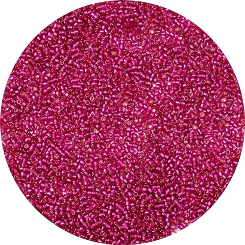 2000PCS 4mm Wine Red Seed Beads for Jewelry Making, Small Craft Glass Beads for Bracelet Making, DIY Necklace Earring Keychain and Crafting